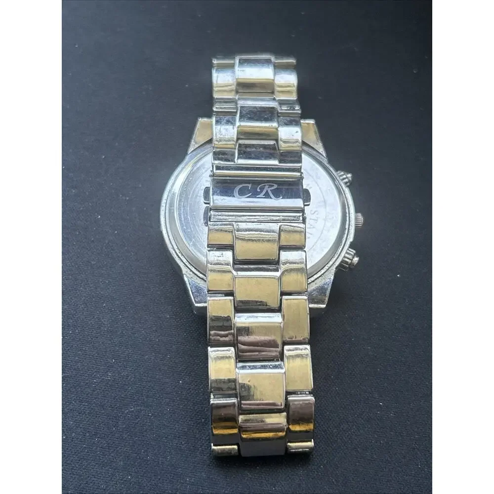 Charles Raymond Blue Tinted Crystal Men’s Quartz Watch